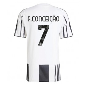 Juventus Francisco Conceicao #7 Hemmakläder 2025-26 Kortärmad